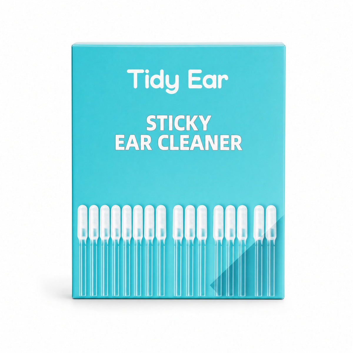 Open Tidy Ear box showing the individual sticks