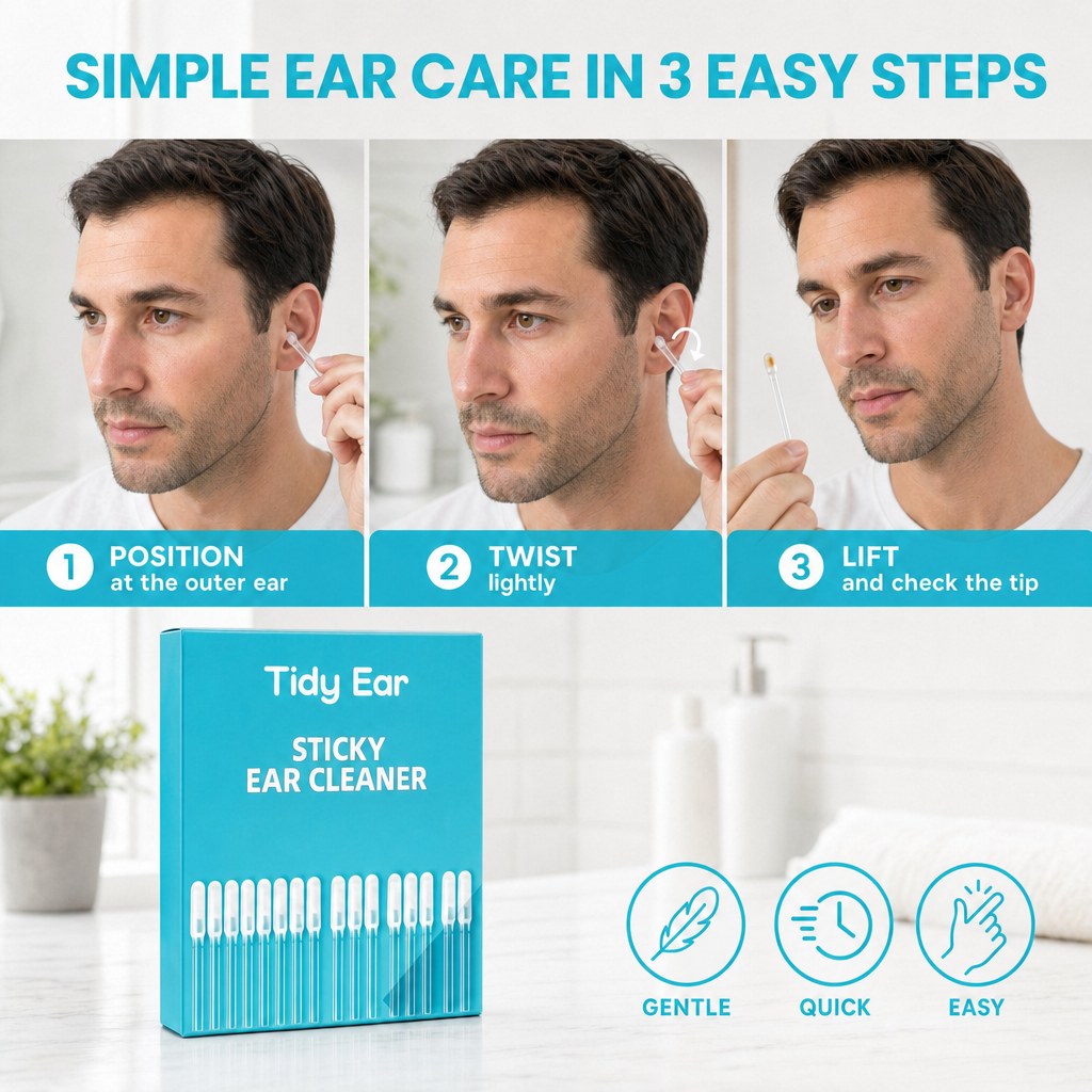 Tidy Ear Sticky Ear Cleaner